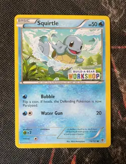 Squirtle 14/101 -Pokemon TCG Stamped Promo Card - Build-A-Bear Workshop Edition - Image 1