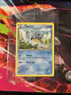 Pokemon TCG Squirtle Build-A-Bear Workshop Stamped Promo 14/101 Sealed Card - Image 1