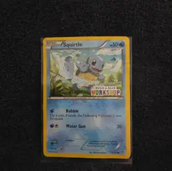 Pokemon TCG Squirtle Promo Card 14/101 Build-A-Bear Workshop 1 Mp & 1 Hp - Image 1