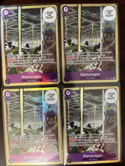 One Piece Mamaragan OP15-078 SR Foil Playset (x4) Adventure on Kami's Island - Image 1