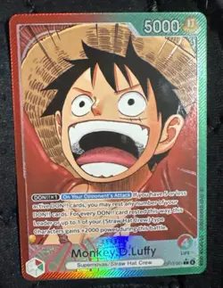 Monkey.D.Luffy (001) (Alternate Art) OP13-001 Carrying On His Will Foil - Image 1