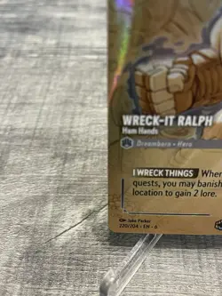 Disney Lorcana - Wreck-It Ralph - Ham Hands (Enchanted) - Azurite Sea (6) - Image 5