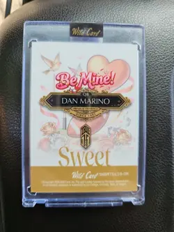 2026 Wild Card Sweet Dan Marino Be Mine True 1/1 Gold Vinyl - Image 2