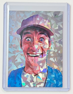 Ernest P. Worrell Limited Edition Artist Signed "Jim Varney" Refractor Card 1/1 - Image 1