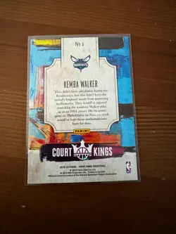 2018-19 Panini Court Kings Kemba Walker #1 Renaissance Men insert - Image 2