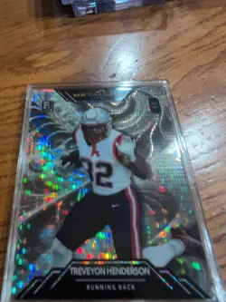 Treveyon Henderson 2025 Wild Card Metallix 1/1 Fractal New England Patriots🔥 - Image 1