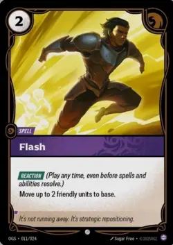 Riftbound - 3 X Flash OGS-011 - Common - EN - Near Mint - Image 1