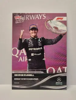 Topps NOW Formula 1 F1 2026 Season | George Russell Short Print Australian GP - Image 1
