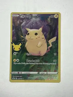 Pikachu Full Art (005/025) 25th Anniversary Celebrations Pokemon Card - NM/LP - Image 1