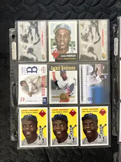 Lot of (21) Jackie Robinson Baseball Cards - Image 2
