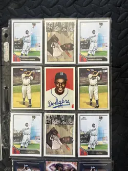 Lot of (21) Jackie Robinson Baseball Cards - Image 3
