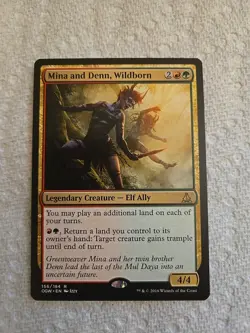 Mina and Denn, Wildborn Oath of the Gatewatch NM MTG - Image 1