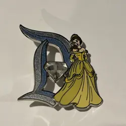Disney Pin Trading Pin Belle LE3000 LE 3000 New on Card MINT v22 - Image 2
