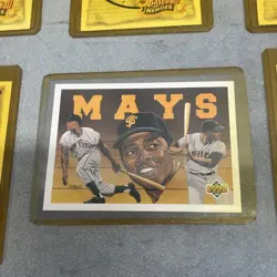 Willie Mays Upper Deck Baseball Heroes 6 Card Lot New York Giants San Francisco - Image 2