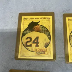 Willie Mays Upper Deck Baseball Heroes 6 Card Lot New York Giants San Francisco - Image 3