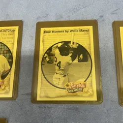 Willie Mays Upper Deck Baseball Heroes 6 Card Lot New York Giants San Francisco - Image 4