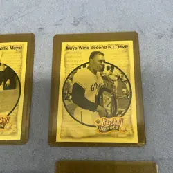 Willie Mays Upper Deck Baseball Heroes 6 Card Lot New York Giants San Francisco - Image 5