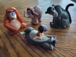 Lot/4 Vintage Disney Jungle Book Action Figure Toys-Bundled Buys Welcomed! - Image 1