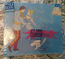 Cinderella Trading Cards - Factory Sealed Jumbo Box - Disney / SkyBox - Image 1