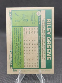 2026 Topps Heritage Riley Greene All Star Icon Variation #152 Detroit Tigers - Image 2
