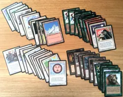 LOT DE ≈70 CARTES MAGIC THE GATHERING MTG PLAYED Chronicles Revised The Dark +++ - Image 1