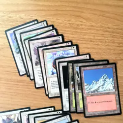 LOT DE ≈70 CARTES MAGIC THE GATHERING MTG PLAYED Chronicles Revised The Dark +++ - Image 2