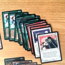 LOT DE ≈70 CARTES MAGIC THE GATHERING MTG PLAYED Chronicles Revised The Dark +++ - Image 3
