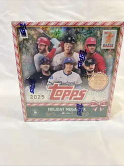 2025 Topps Holiday Baseball Factory Sealed NEW Mega Box 100 Cards - Image 2