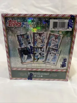 2025 Topps Holiday Baseball Factory Sealed NEW Mega Box 100 Cards - Image 3
