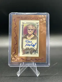 2025 Topps Allen & Ginter TOM MARSHALL Mini Framed Star Auto Autograph Phish - Image 1