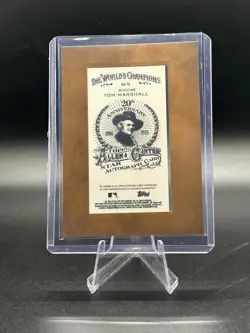 2025 Topps Allen & Ginter TOM MARSHALL Mini Framed Star Auto Autograph Phish - Image 2