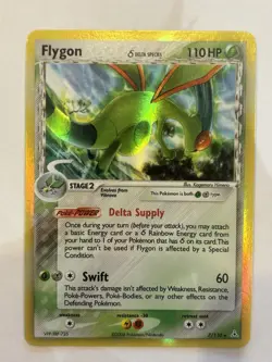 Pokemon Flygon EX Holon Phantoms Holo Rare Card 7/110 MP Condition - Image 1