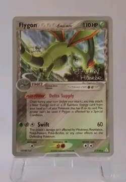 Flygon 7/110 EX Holon Phantoms Holo Pokemon Card TCG - Image 1