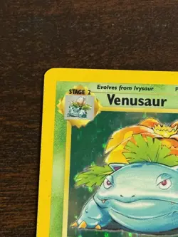 Pokemon Vintage TCG Base Set Venusaur Holo Rare Card 15/102 - Image 2