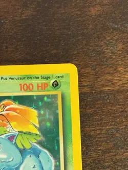 Pokemon Vintage TCG Base Set Venusaur Holo Rare Card 15/102 - Image 3