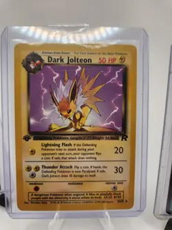 Pokemon Rare Holo Card Lot Kangaskhan Dark Jolteon Luxray Vintage Japanese - Image 3