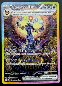 Pokemon TCG Umbreon EX Prismatic Evolutions Card 161/131 SIR - Image 1