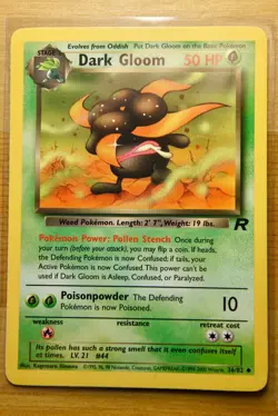 Dark Gloom 36/82 - Team Rocket Pokemon Card (WOTC, 2000) - Variant - Image 1