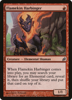 Flamekin Harbinger #167 (MP) Lorwyn LRW Magic MTG - Image 1