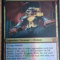 Ob Nixilis, Captive Kingpin Foil Rare Legendary Creature Red Black March Afterm… - Image 1