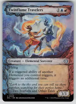 Twinflame Travelers (Showcase) Normal U Lorwyn Eclipsed 345 NM - Image 1