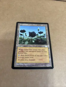 WOTC MtG Weatherlight Lotus Vale (R) EX - Image 1