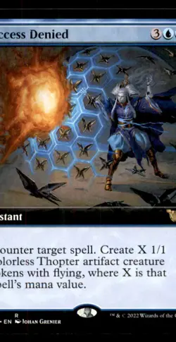 Access Denied LP Light Play Neon Commander MTG [12215] - Image 1