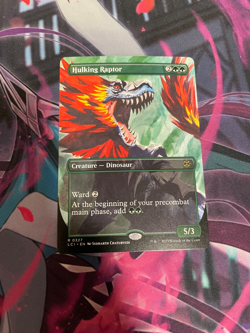 MTG - HULKING RAPTOR - BORDERLESS - RARE - NM - LCI - Image 1