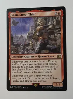 x1 Vaan, Street Thief R MTG Final Fantasy M/NM, English - Image 1