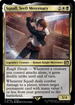 Squall, Seed Mercenary Final Fantasy Magic MTG NM - Image 1