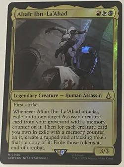 MTG Magic the Gathering Altair Ibn-La'Ahad Foil Assassin's Creed Mythic NM #45 - Image 2