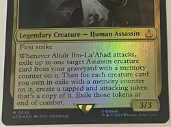 MTG Magic the Gathering Altair Ibn-La'Ahad Foil Assassin's Creed Mythic NM #45 - Image 5