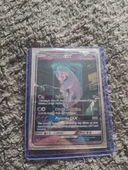 Pokemon Mewtwo GX 78/73 Shining Legends Secret Rare Holo Mewtube - Image 1