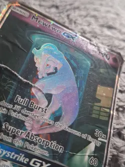 Pokemon Mewtwo GX 78/73 Shining Legends Secret Rare Holo Mewtube - Image 3
